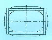 矩形金属三维波纹管补偿器系列